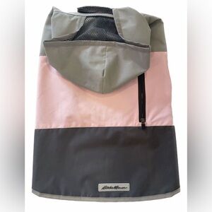 Eddie Bauer Pink and Gray Dog Jacket